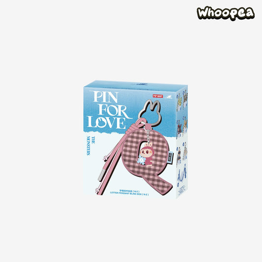 THE MONSTERS Pin for Love Series- Letter Pendant Blind Box (N-Z)