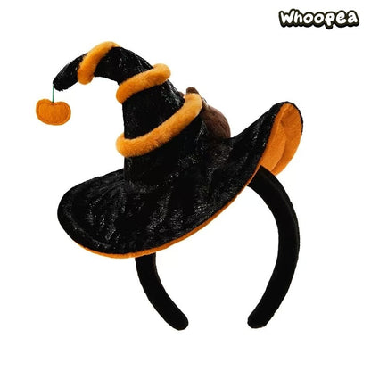LABUBU Halloween Magic of Pumpkin Series Plush Headband, POP LAND Limited