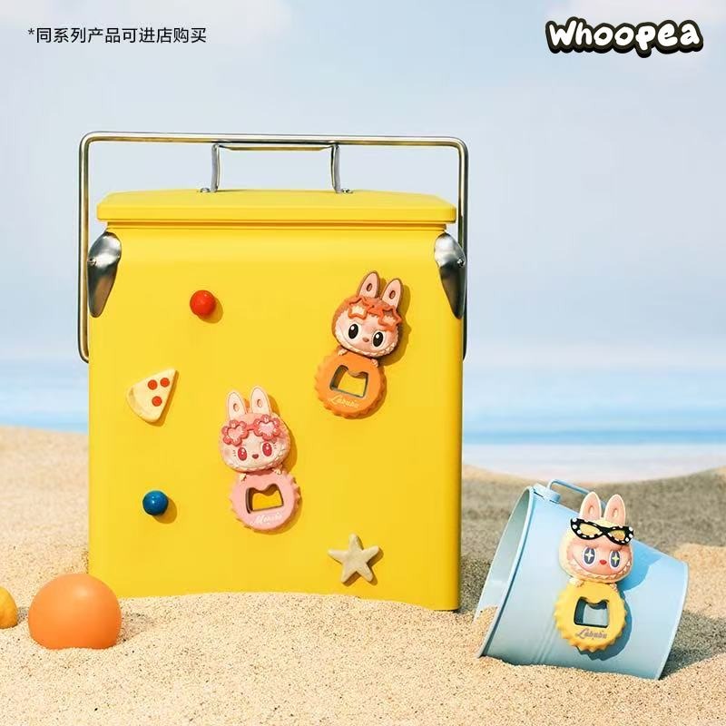 Labubu The Monsters Jump Into Summer Series Bottle Opener Fridge Magnet