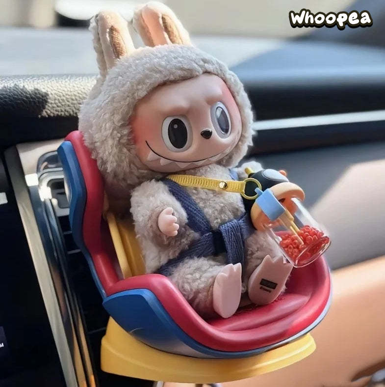 Kawaii Doll Seat Mini Seat for Labubu Ob11 Doll Cartoon Ornament