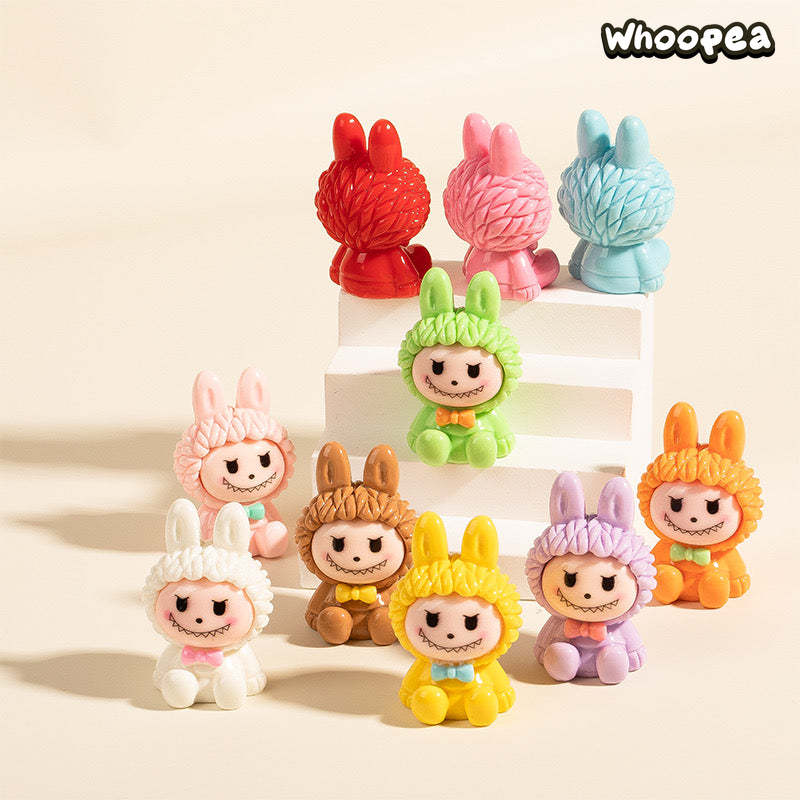Labubu Collection, Mini Figures, 10 Colors, Luminous and Regular