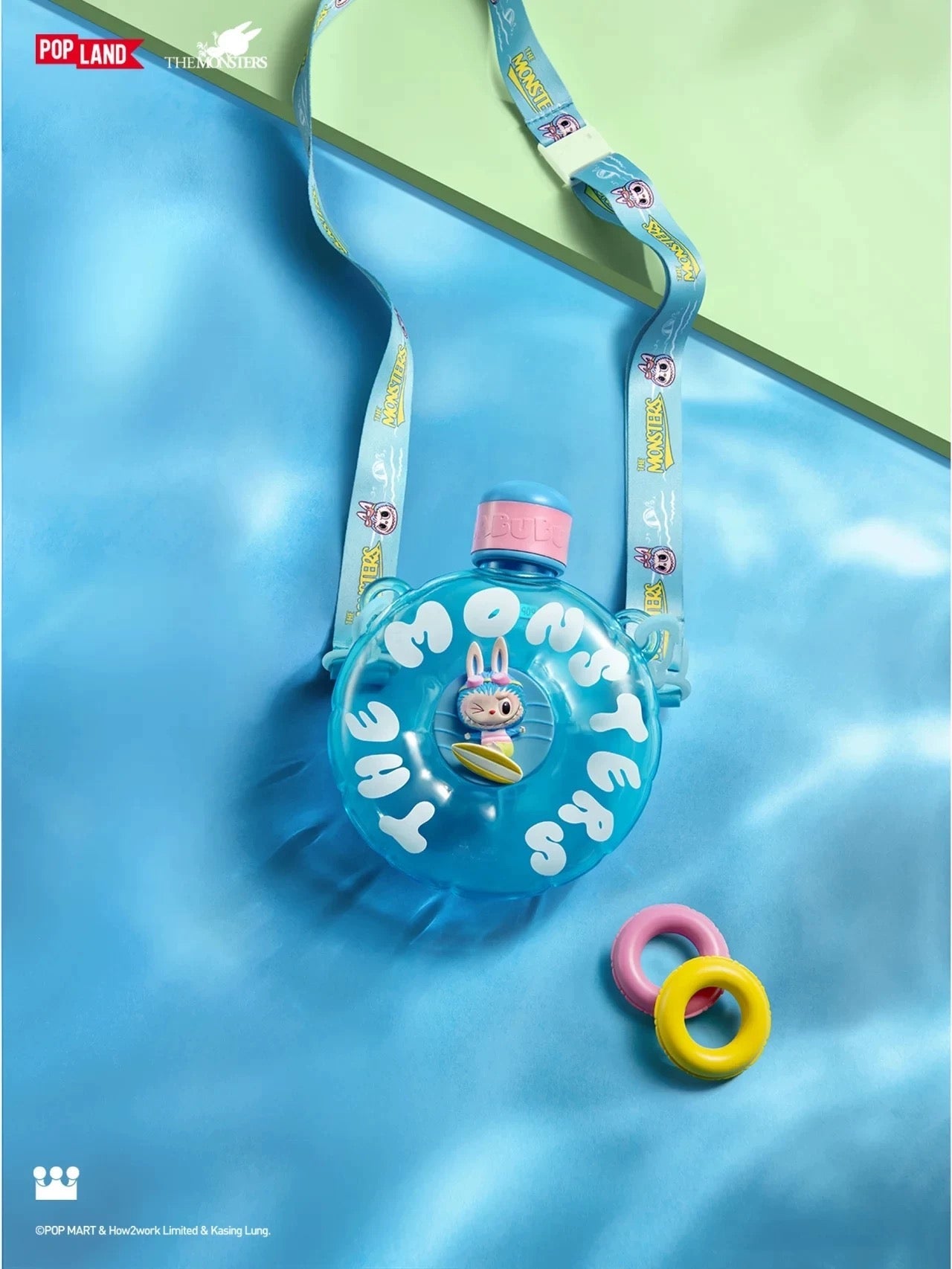 POPMART-POPLAND Limited THE MONSTERS Party Series Straw Cup, Cooling Water