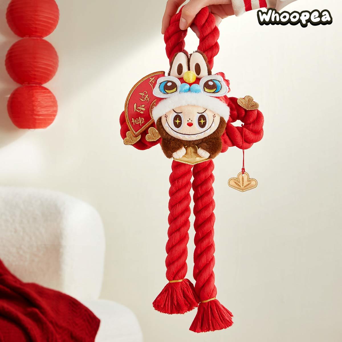 Wealthy Snake's New Year Celebration Series-LABUBU Plush Door Decoration